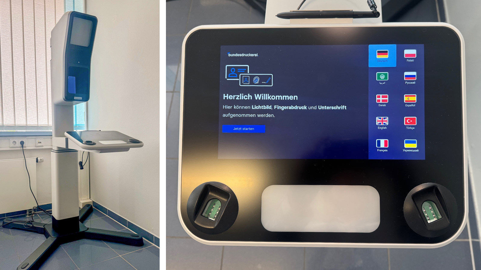 Landkreis Northeim stellt neue Lichtbildstation für digitale Passbilder vor