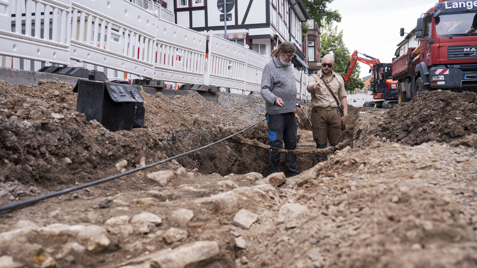 Bauarbeiten in Northeim legen Überreste des mittelalterlichen „Höckelheimer Tores“ frei