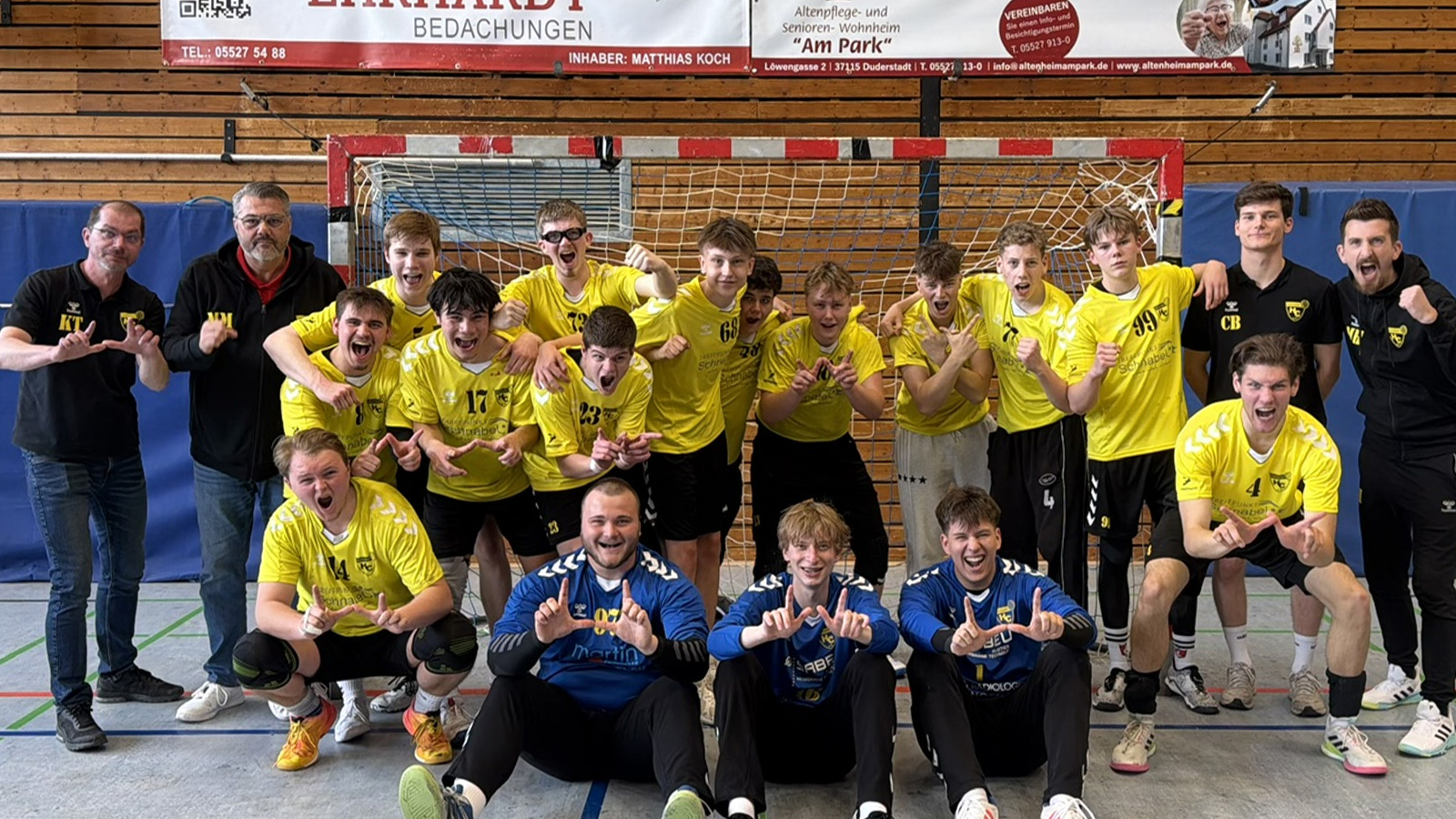 Northeimer HC wird Vizemeister: männliche A-Jugend siegt beim TV Jahn Duderstadt mit 26:20